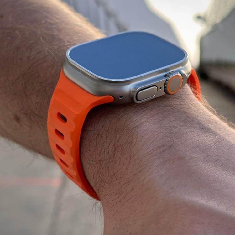 For Apple Watch 46mm / 49mm / 45mm / 44mm Kalebol Sport Silicone Strap(Midnight) - Watch Bands by Kalebol | Online Shopping UK | buy2fix