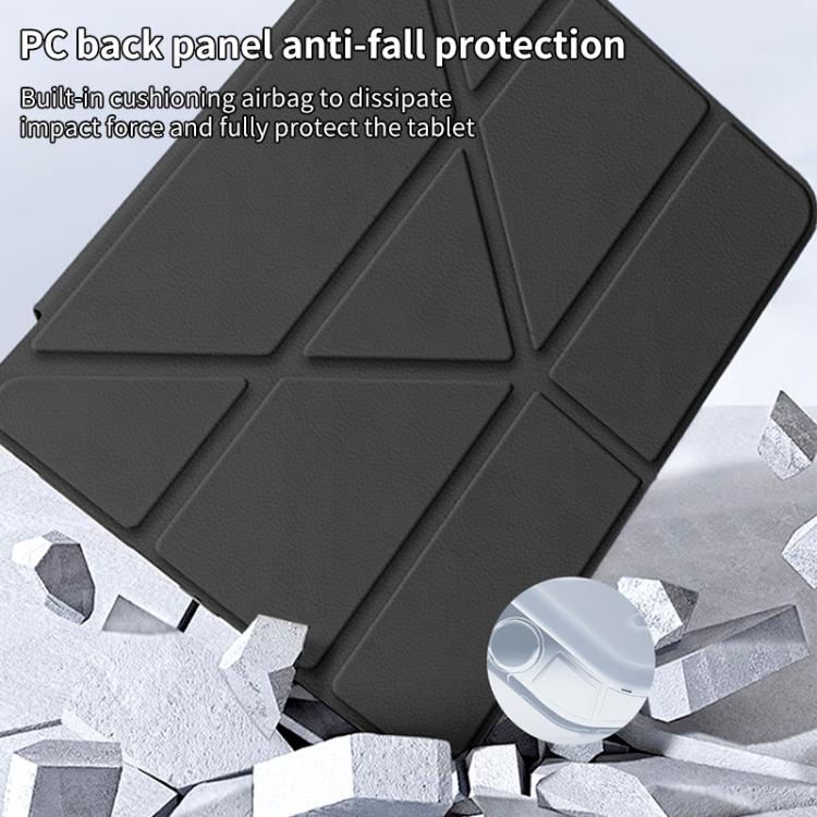 For iPad mini 6 / mini 2024 ZGA Genre Series Y-Fold Leather Tablet Case with Pen Slot(Blue) - iPad mini 2024 Cases by ZGA | Online Shopping UK | buy2fix
