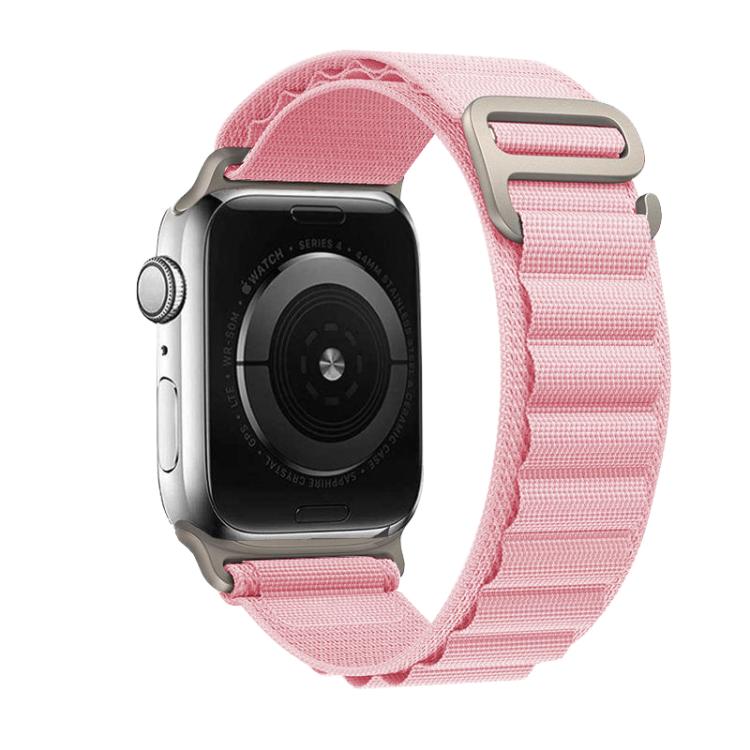 For Apple Watch 42mm / 41mm / 40mm / 38mm Kalebol Aline Nylon Loop Watch Band(Pink) - Watch Bands by Kalebol | Online Shopping UK | buy2fix