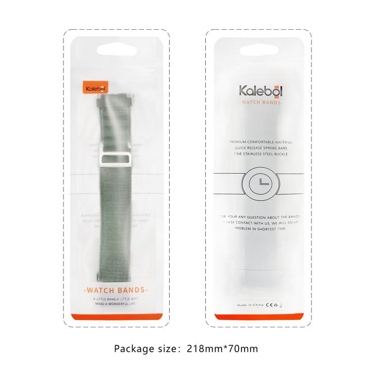 For Apple Watch 42mm / 41mm / 40mm / 38mm Kalebol Aline Nylon Loop Watch Band(Pink) - Watch Bands by Kalebol | Online Shopping UK | buy2fix