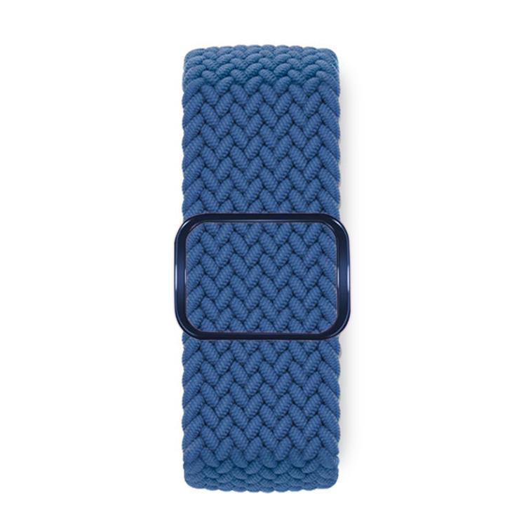 For Apple Watch 42mm / 41mm / 40mm / 38mm Kalebol Eight Buckle Nylon Braided Watch Band(Cold Blue) - Watch Bands by Kalebol | Online Shopping UK | buy2fix