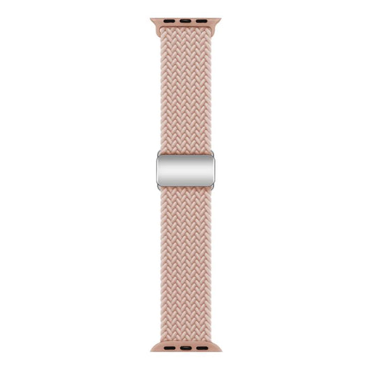 For Apple Watch 46mm / 49mm / 45mm / 44mm Kalebol Nylon Loop Magnetic Buckle Watch Band(Pink Sand) - Watch Bands by Kalebol | Online Shopping UK | buy2fix