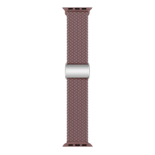 For Apple Watch 46mm / 49mm / 45mm / 44mm Kalebol Nylon Loop Magnetic Buckle Watch Band(Smoky Purple) - Watch Bands by Kalebol | Online Shopping UK | buy2fix