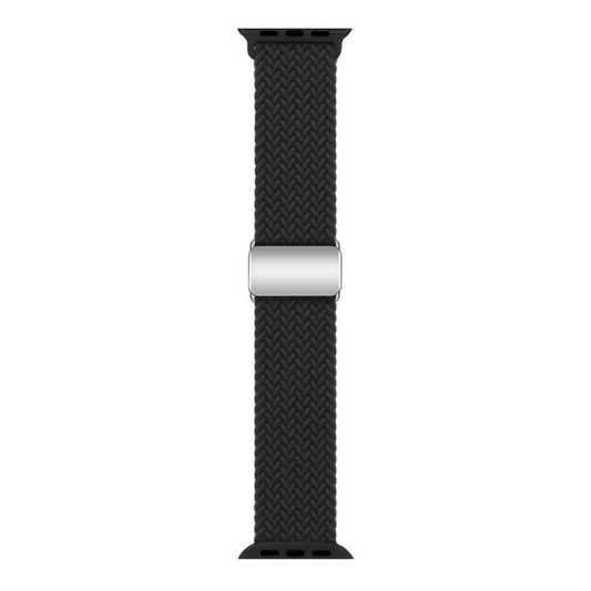 For Apple Watch 42mm / 41mm / 40mm / 38mm Kalebol Nylon Loop Magnetic Buckle Watch Band(Black) - Watch Bands by Kalebol | Online Shopping UK | buy2fix
