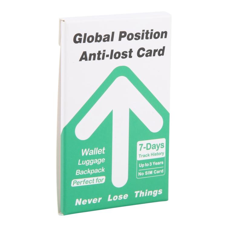 My Card K1 Global Ultra-thin Card Type Location Tracker Anti-lost Device(Black) - Personal Tracker by buy2fix | Online Shopping UK | buy2fix