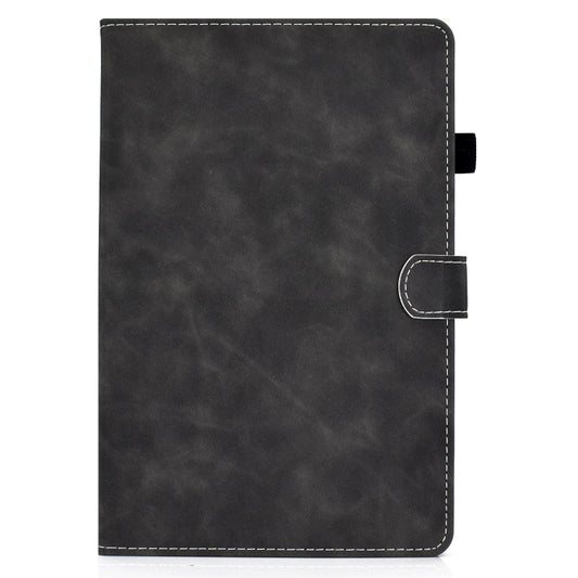 For Samsung Galaxy Tab S8 / Galaxy Tab S7 T870 Cowhide Texture Horizontal Flip Leather Case with Holder & Card Slots & Sleep / Wake-up Function(Gray) by buy2fix