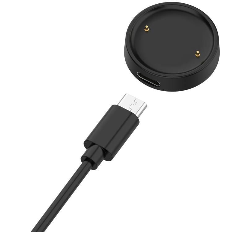 For Amazfit Bip 6 / Active 2 USB-C / Type-C Interface Smart Watch Charging Adapter(Black) - Charger by buy2fix | Online Shopping UK | buy2fix