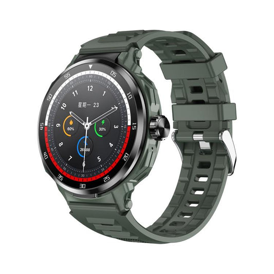 D11 1.46 inch 2 in 1 Bluetooth Earphone Smart Watch, Support Bluetooth Call / NFC / Heart Rate(Green) - Smart Watches by buy2fix | Online Shopping UK | buy2fix