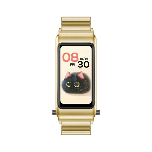 K80 1.57 inch Steel Band IP67 Earphone Detachable Smart Watch, Support Bluetooth Call(Gold) - Smart Watches by buy2fix | Online Shopping UK | buy2fix