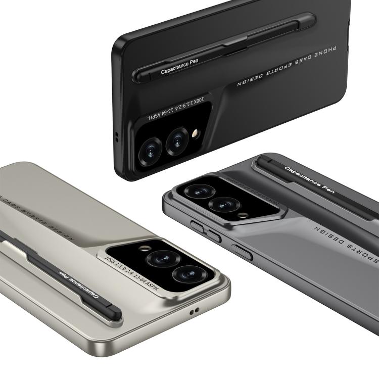 For Samsung Galaxy S25 Edge 5G GKK Blade Ultra-thin Full Coverage Phone Case with Pen(Black) - Galaxy S25 Edge 5G Cases by GKK | Online Shopping UK | buy2fix