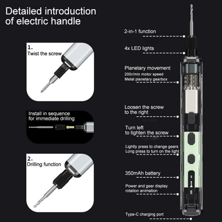 Jiafa 76 in 1 Professional Precision Long Endurance Electric Screwdriver Set - Screwdriver Set by JIAFA | Online Shopping UK | buy2fix