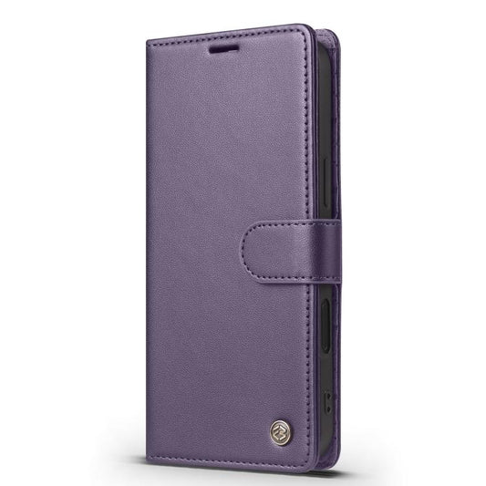 For iPhone 16 Forwenw F6 Series RFID Leather Phone Case(Purple) - iPhone 16 Cases by Forwenw | Online Shopping UK | buy2fix