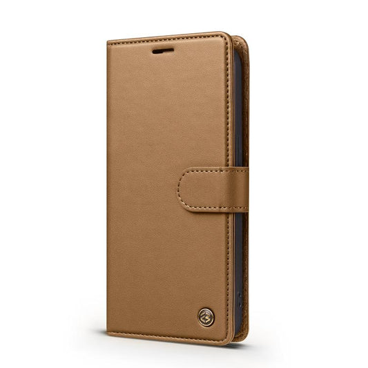 For iPhone 14 Pro Forwenw F6 Series RFID Leather Phone Case(Brown) - iPhone 14 Pro Cases by Forwenw | Online Shopping UK | buy2fix