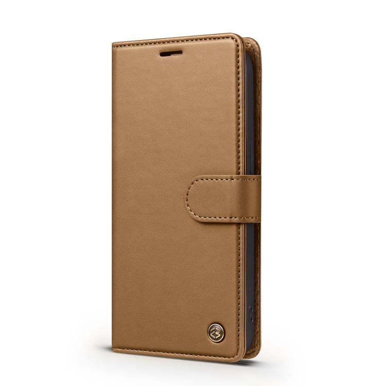 For iPhone 13 Pro Max Forwenw F6 Series RFID Leather Phone Case(Brown) - iPhone 13 Pro Max Cases by Forwenw | Online Shopping UK | buy2fix