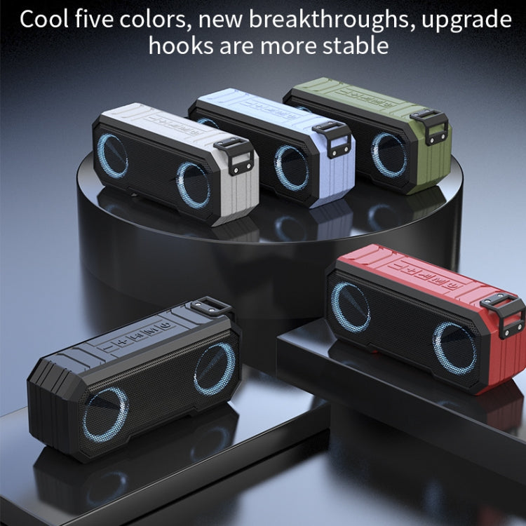 X8 Wireless Bluetooth Speaker IPX7 Waterproof Color Light Subwoofer(Light Blue) - Waterproof Speaker by buy2fix | Online Shopping UK | buy2fix
