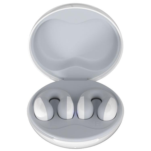 F13 Ear-Hook Noise Reduction 13mm Moving Coil HIFI BT 5.4 Wireless Earphones(White) - Bluetooth Earphone by buy2fix | Online Shopping UK | buy2fix