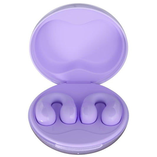 F13 Ear-Hook Noise Reduction 13mm Moving Coil HIFI BT 5.4 Wireless Earphones(Purple) - Bluetooth Earphone by buy2fix | Online Shopping UK | buy2fix