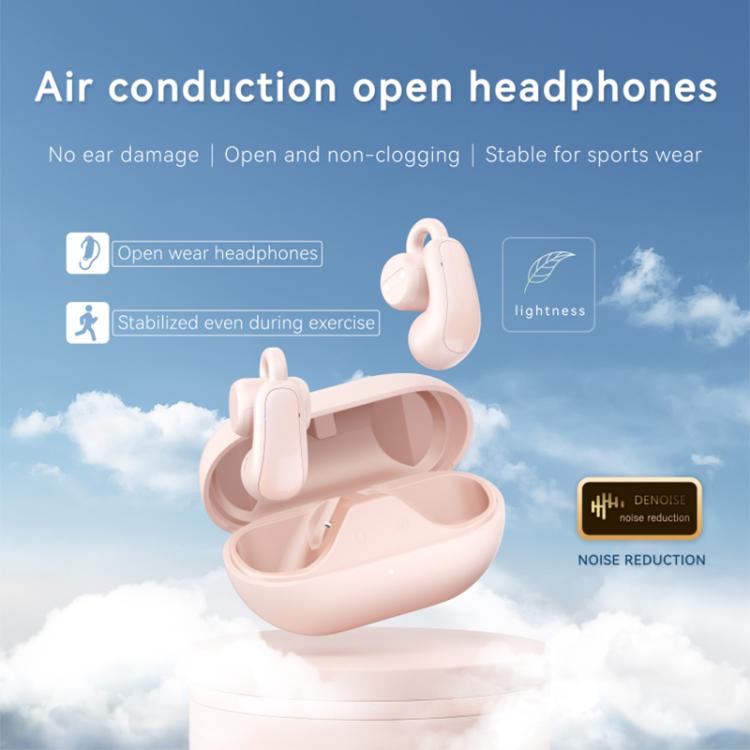 F18 Ear-Hook ANC Noise Reduction Air Conduction HIFI BT 5.4 Wireless Earphones(White) - Bluetooth Earphone by buy2fix | Online Shopping UK | buy2fix