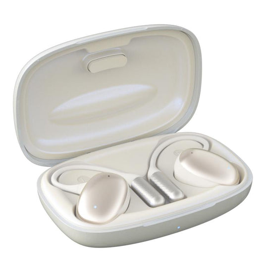 F20 Ear-Hook ANC Noise Reduction BT 5.4 IPX5 Wireless Earphones(Cream Skin) - TWS Earphone by buy2fix | Online Shopping UK | buy2fix
