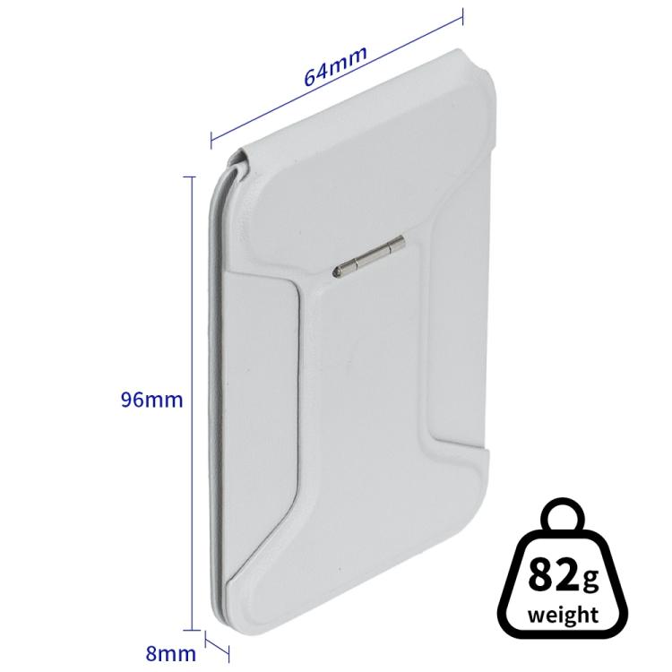 I-Shaped Phone Holder Leather Card Bag(Blue) - Adhesive Card Holders by buy2fix | Online Shopping UK | buy2fix