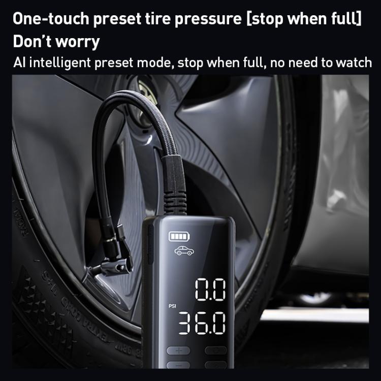 MOMAX CR16D 1-Move Support Car Digital Display Portable Smart Electric Wireless Air Pump(Black) - Inflatable Pump by MOMAX | Online Shopping UK | buy2fix
