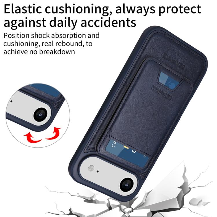 For iPhone Air BETOPNICE Vertical Flip Detachable MagSafe Wallet Phone Case(Blue) - iPhone Air Cases by BETOPNICE | Online Shopping UK | buy2fix