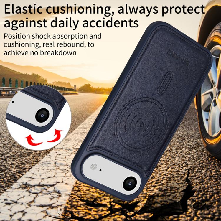 For iPhone Air BETOPNICE Horizontal Flip Detachable MagSafe Wallet Phone Case(Blue) - iPhone Air Cases by BETOPNICE | Online Shopping UK | buy2fix