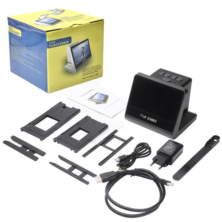 Tonivent TON170 14 Mega Pixels 5 inch HD Screen Film Scanner, Plug:AU Plug(Black) - Portable Scanner by buy2fix | Online Shopping UK | buy2fix