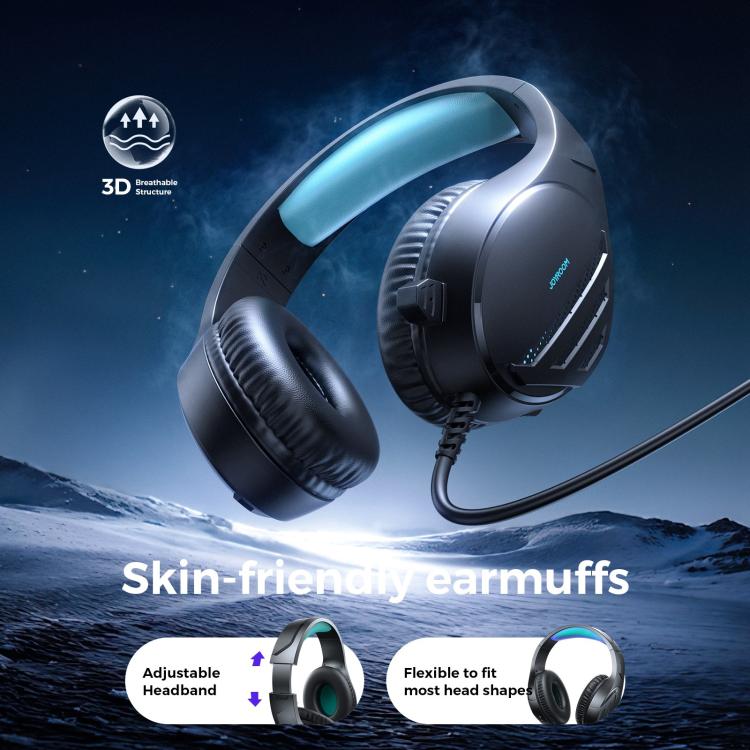 JOYROOM JHead JR-HG2 Gaming Headset(Black) - Multimedia Headset by JOYROOM | Online Shopping UK | buy2fix