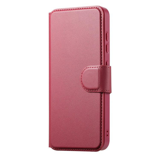 For Samsung Galaxy S25 / S24 5G CaseNeo Finger Grip Strap MagSafe Leather Phone Case(Red) - Galaxy S25 5G Cases by CaseNeo | Online Shopping UK | buy2fix