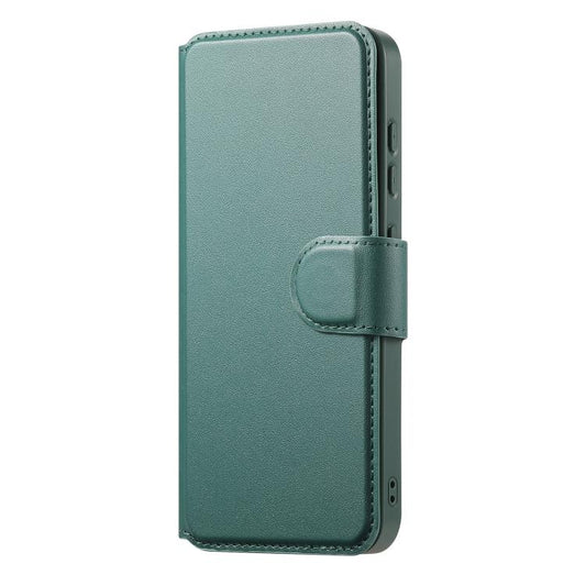 For Samsung Galaxy S25 Edge 5G CaseNeo Finger Grip Strap MagSafe Leather Phone Case(Green) - Galaxy S25 Edge 5G Cases by CaseNeo | Online Shopping UK | buy2fix