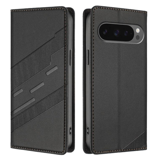 For Google Pixel 10 / 10 Pro Embossed Multi-functional Wallet Retro Leather Phone Case(Black) - Google Cases by buy2fix | Online Shopping UK | buy2fix