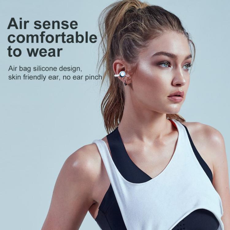 F11 Ear-hook Bone Conduction Wireless Bluetooth Earphone(Black) - Bluetooth Earphone by buy2fix | Online Shopping UK | buy2fix