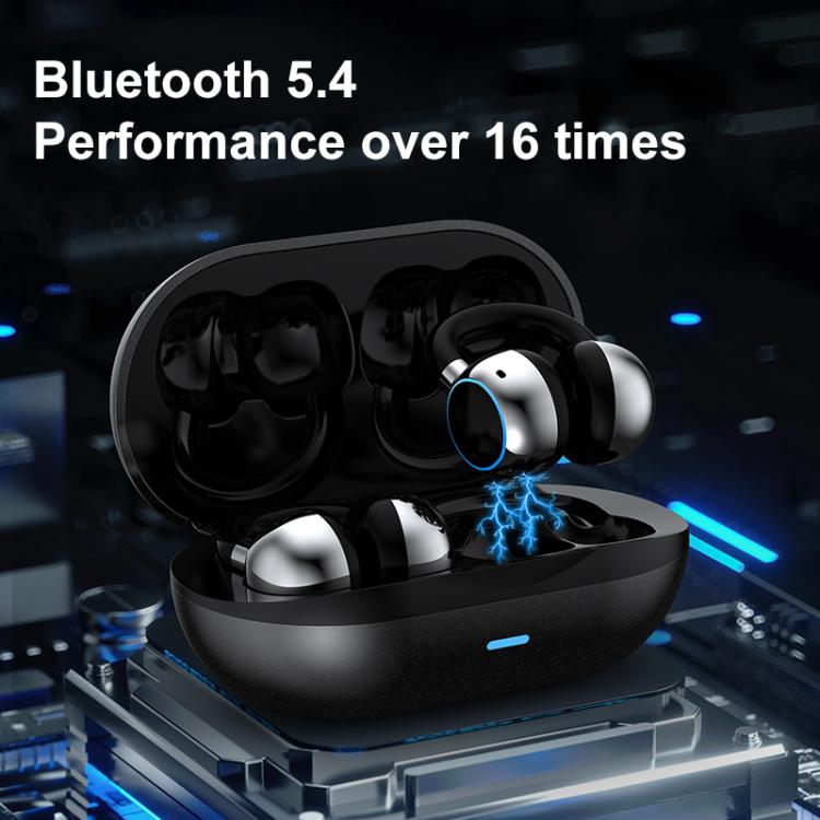 F11 Ear-hook Bone Conduction Wireless Bluetooth Earphone(Black) - Bluetooth Earphone by buy2fix | Online Shopping UK | buy2fix