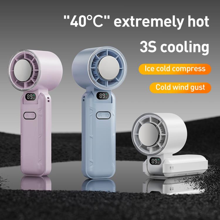 RD21 Folding Cooling Handheld Fan(Blue) - Electric Fans by buy2fix | Online Shopping UK | buy2fix