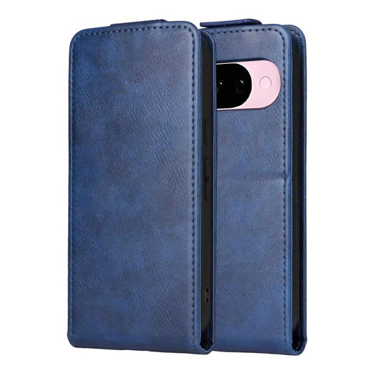 For Google Pixel 10 5G / 10 Pro 5G Magnetic Vertical Flip Leather Phone Case with Buckle(Blue) - Google Cases by buy2fix | Online Shopping UK | buy2fix
