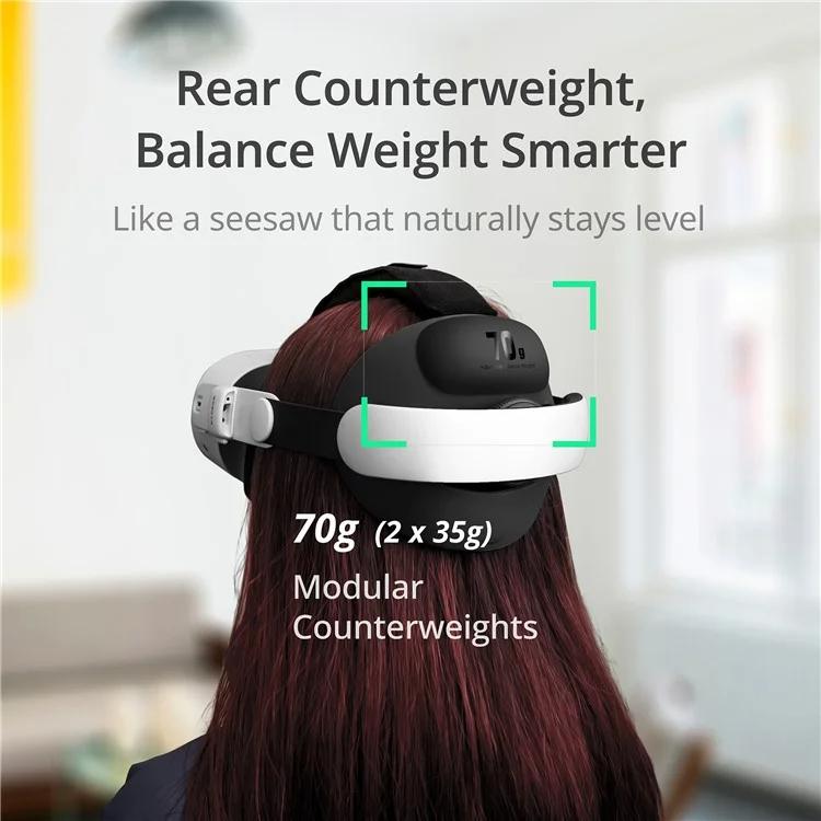 BOBOVR E3 For Meta Quest 3S / Quest 3 VR Ergonomic Head Strap - VR Accessories by buy2fix | Online Shopping UK | buy2fix