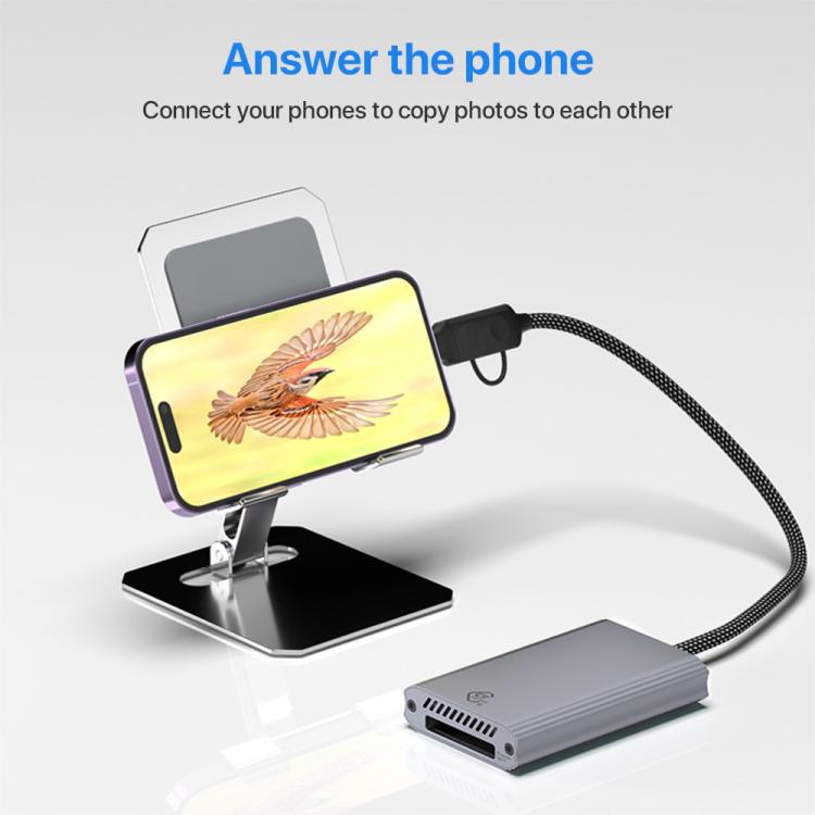 Type-C / USB to CFexpress Type-B Card Reader(Grey) - by buy2fix | Online Shopping UK | buy2fix