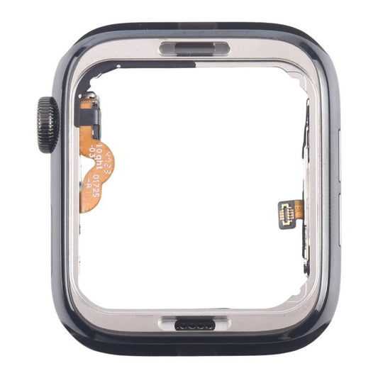 For Apple Watch Series 4 44mm LTE Graphite Steel Middle Frame Bezel Plate with Crown Spin Axis Flex Cable - Middle Frame by buy2fix | Online Shopping UK | buy2fix