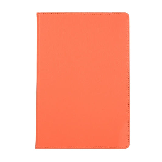 For Samsung Galaxy Tab S8+ / Tab S8 Plus / Tab S7 FE / Tab S7+ / T970 360 Degree Rotation Litchi Texture Flip Leather Case with Holder(Orange) by buy2fix
