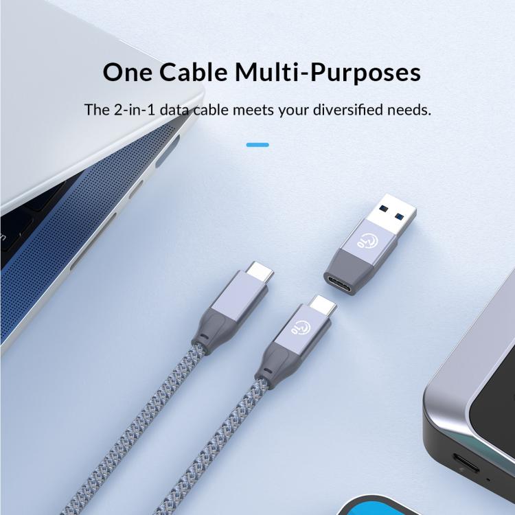 ORICO M32A2C-G2 4 in 1 Type-C to Dual Type-C and Dual USB3.2 Docking Hub(Black) - USB HUB by ORICO | Online Shopping UK | buy2fix