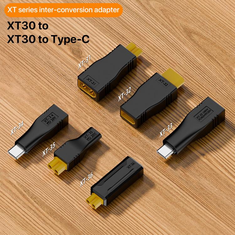 XT-32 XT60 Female to XT30 Male Interchange Adapter - Universal Power Adapter by buy2fix | Online Shopping UK | buy2fix