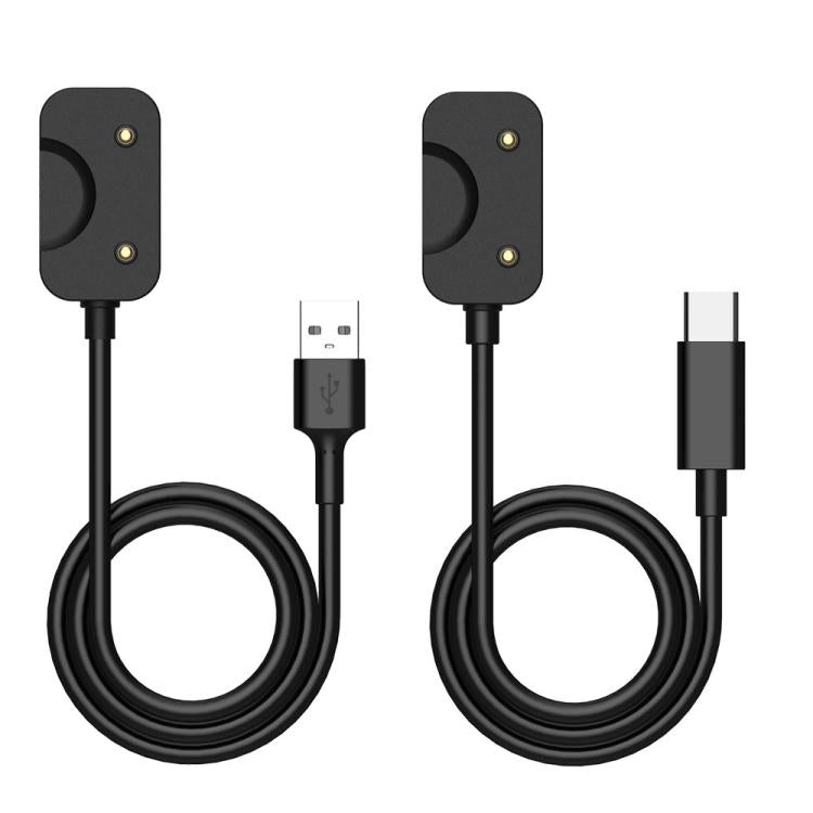 For Samsung Galaxy Fit3 SM-R390 xDfind USB-A Interface Smart Watch Charging Cable With Chip Protection, Length:1m(Black) - Charger by xDfind | Online Shopping UK | buy2fix