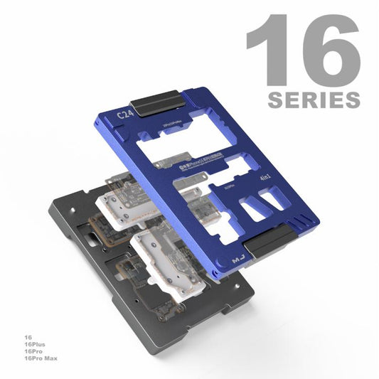 Mijing C24 Motherboard Layered Testing Fixture for iPhone 16 Series - Repair Fixture by MIJING | Online Shopping UK | buy2fix
