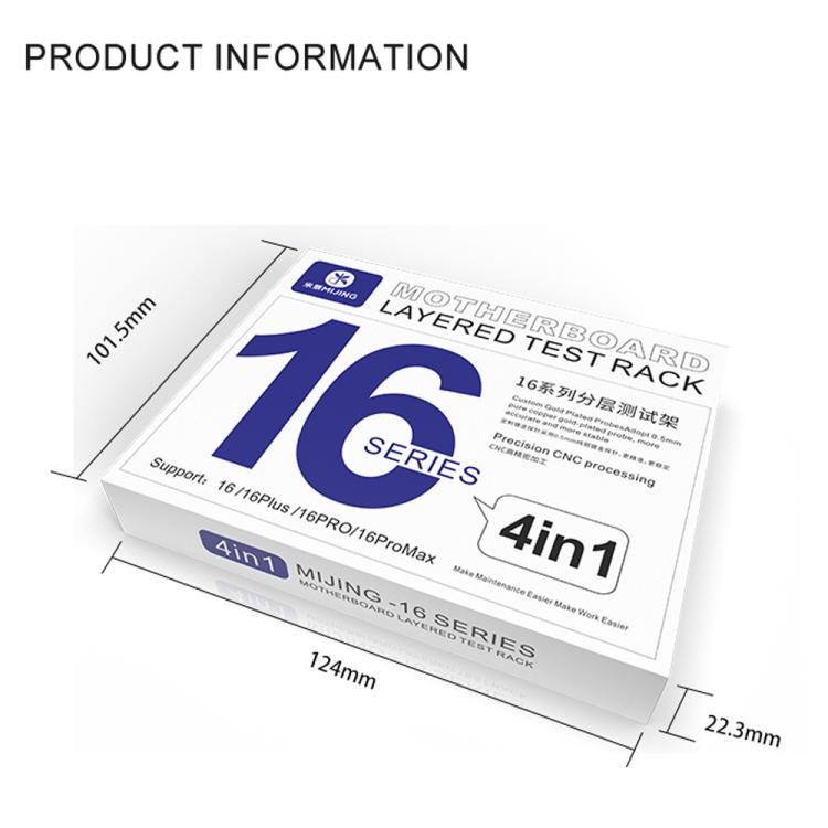Mijing C24 Pro Motherboard Layered Testing Fixture for iPhone 16 Series - Repair Fixture by MIJING | Online Shopping UK | buy2fix