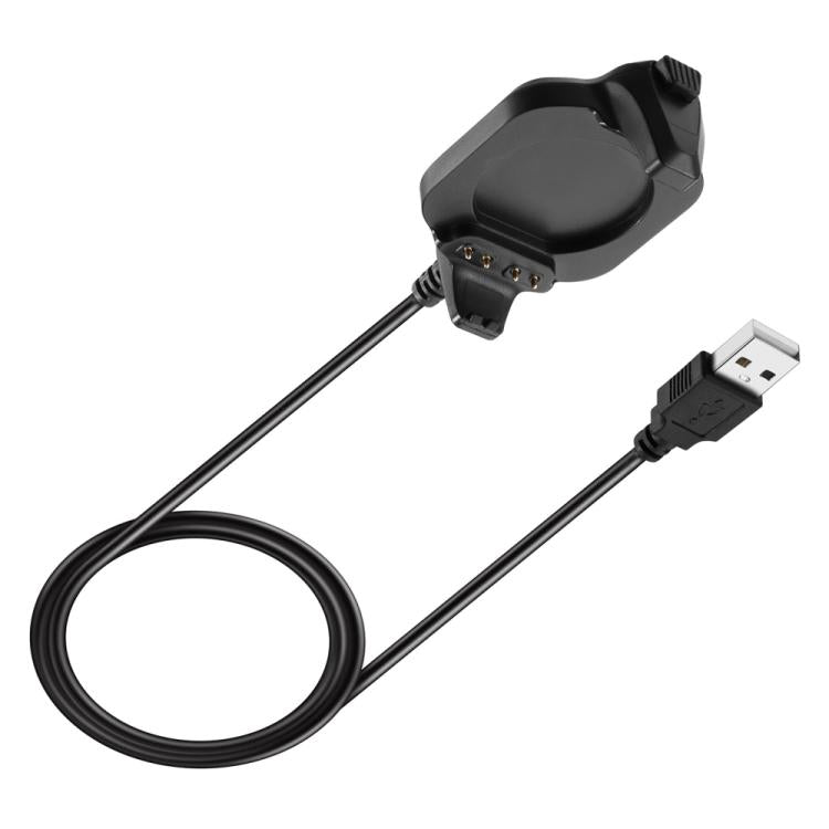 For Garmin Forerunner 920XT xDfind USB-A Port Smart Watch Charging Cable with Cradle Charger(Black) - Charger by xDfind | Online Shopping UK | buy2fix