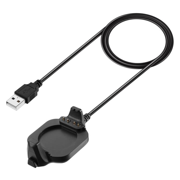 For Garmin Forerunner 920XT xDfind USB-A Port Smart Watch Charging Cable with Cradle Charger(Black) - Charger by xDfind | Online Shopping UK | buy2fix
