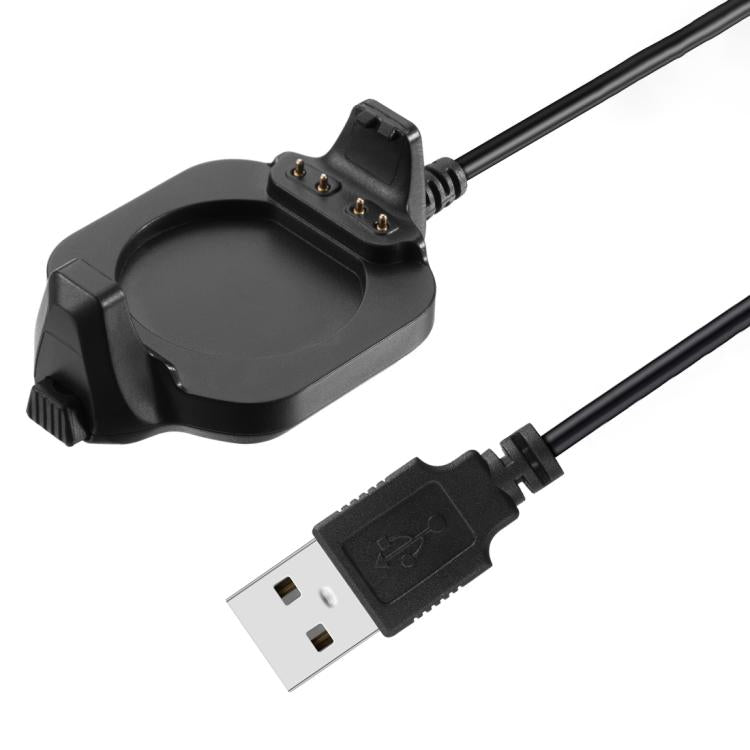 For Garmin Forerunner 920XT xDfind USB-A Port Smart Watch Charging Cable with Cradle Charger(Black) - Charger by xDfind | Online Shopping UK | buy2fix