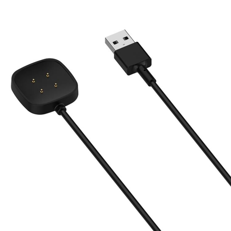 For Fitbit Versa 4 / 3 Sense 2 / Sense xDfind USB-A Port Watch Magnetic Charging Cable, Length: 1m(Black) - Charger by xDfind | Online Shopping UK | buy2fix