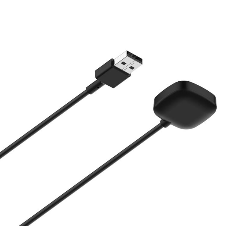 For Fitbit Versa 4 / 3 Sense 2 / Sense xDfind USB-A Port Watch Magnetic Charging Cable, Length: 1m(Black) - Charger by xDfind | Online Shopping UK | buy2fix